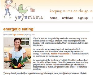 Energy for Mama's!